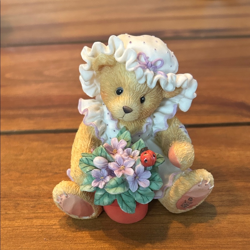 Cherished Teddies “Violet” figurine.